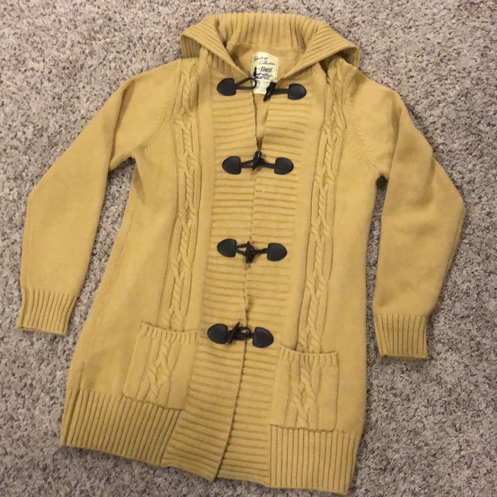 Long sweater cardigan
